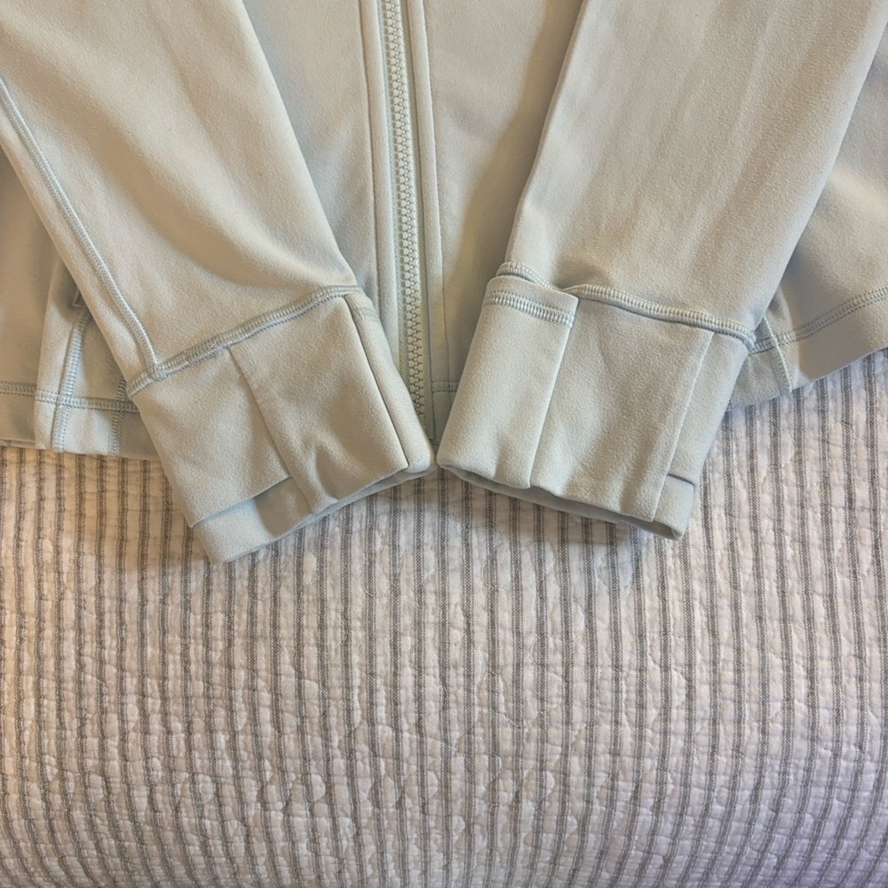 Lululemon Define Jacket Luon ~ Size 12 ~ Sheer Blue - Picture 2 of 13